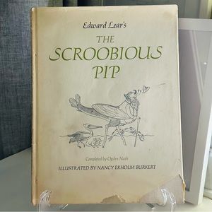 Edward Lear’s The Scroobious Pip Hardcover Picture Book Vintage Collectible